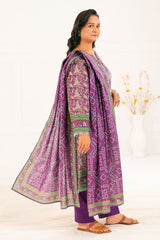3 Piece Printed Khaddar Suit with Dupatta By Gul Ahmed