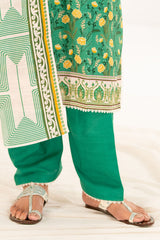 3 Piece Printed Khaddar Suit with Dupatta By Gul Ahmed
