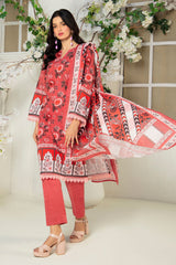 3 Piece Printed Khaddar Suit with Dupatta By Gul Ahmed
