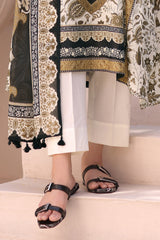 3 Piece Printed Khaddar Suit with Zari Dupatta By Gul Ahmed