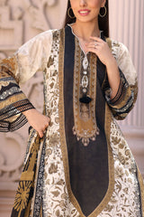 3 Piece Printed Khaddar Suit with Zari Dupatta By Gul Ahmed