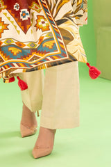 3 Piece Printed Khaddar Suit with Zari Dupatta By Gul Ahmed