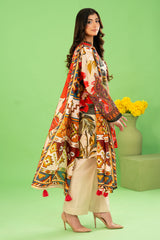 3 Piece Printed Khaddar Suit with Zari Dupatta By Gul Ahmed