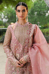 RF-02 SALEHA | 3Pc Unstitched Suit Festive Singhar Wedding Formals By Qalamkar