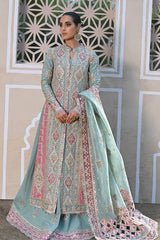 RF-05 NEVA | 3Pc Unstitched Suit Festive Singhar Wedding Formals By Qalamkar