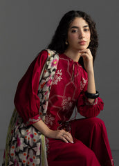 3-PC Unstitched Emroidered Lawn Coco By Zara Shahjahan | Rivae-1B