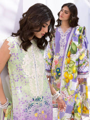 Hibiscus Bloom | 3 Pc Unstitched Leya Lawn By Roheenaz