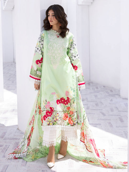 Jungle Jive | 3 Pc Unstitched Leya Lawn By Roheenaz