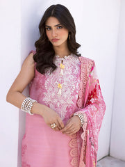 Coral Cove | 3 Pc Unstitched Leya Lawn By Roheenaz