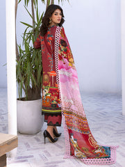 Papaya Bliss | 3 Pc Unstitched Leya Lawn By Roheenaz