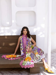 Orchid Oasis | 3 Pc Unstitched Leya Lawn By Roheenaz