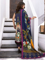 Wave Rider | 3 Pc Unstitched Leya Lawn By Roheenaz