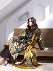 Palm Frond | 3 Pc Unstitched Leya Lawn By Roheenaz