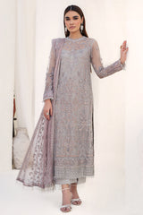 3-PC Unstiched Embroidered Chiffon By Zarif | Misty