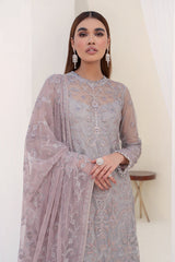 3-PC Unstiched Embroidered Chiffon By Zarif | Misty