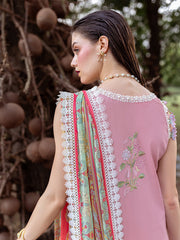 Peony | 3 Pc Unstitched Embroidered Lawn Dahlia By Roheenaz