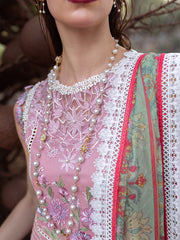 Peony | 3 Pc Unstitched Embroidered Lawn Dahlia By Roheenaz