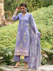 Aster | 3 Pc Unstitched Embroidered Lawn Dahlia By Roheenaz