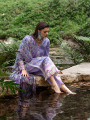 Aster | 3 Pc Unstitched Embroidered Lawn Dahlia By Roheenaz