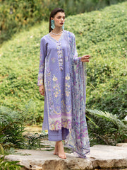 Aster | 3 Pc Unstitched Embroidered Lawn Dahlia By Roheenaz