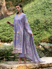 Aster | 3 Pc Unstitched Embroidered Lawn Dahlia By Roheenaz