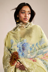 Unstitched 3-PC Embroidered Lawn Satori by Zara Shahjahan RAI - 6A