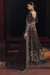 3-PC Unstitched Sequins Embroidered Raw Silk & Sharara SUROOR By Ramsha