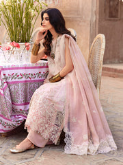 Rheaa | 3Pc Unstitched Suit Luxury Lawn 25 Husn e Jahan By Mahnur