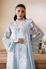 S-1078 Glace | 3Pc Unstitched Suit Festive Luxury Chiffon Muse By Imrozia Premium