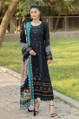 S.L 72 Jaanan | 3PC Unstitched Embroidered Luxury Lawn By Imrozia Premium