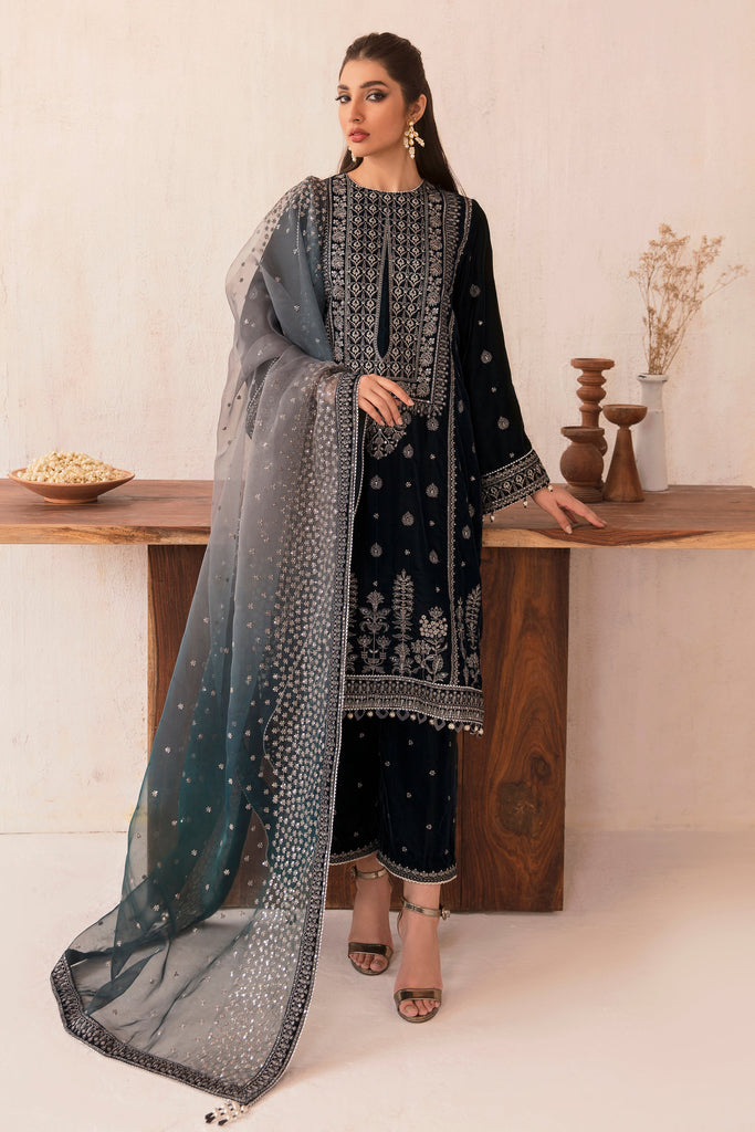 EMBROIDERED VELVET FORMAL VF - 2003