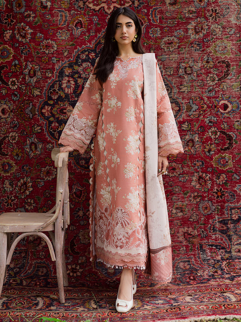 3-PC Unstitched Printed Khaddar Rang e Sarma By Parishay | SAR-03