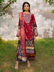 3-PC Unstitched Printed Khaddar Rang e Sarma By Parishay | SAR-06