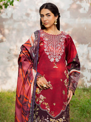 3-PC Unstitched Printed Khaddar Rang e Sarma By Parishay | SAR-06