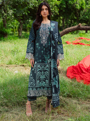 3-PC Unstitched Printed Khaddar Rang e Sarma By Parishay | SAR-08