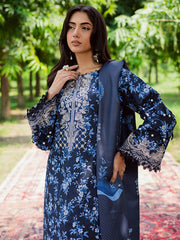 3-PC Unstitched Printed Khaddar Rang e Sarma By Parishay | SAR-11