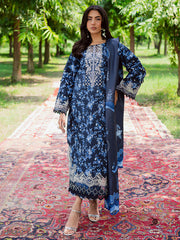 3-PC Unstitched Printed Khaddar Rang e Sarma By Parishay | SAR-11