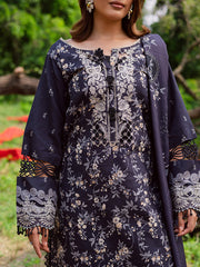 3-PC Unstitched Printed Khaddar Rang e Sarma By Parishay | SAR-12