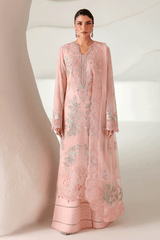 3-PC Unstitched Chiffon Embroidered Organza SATRANGI By Ramsha