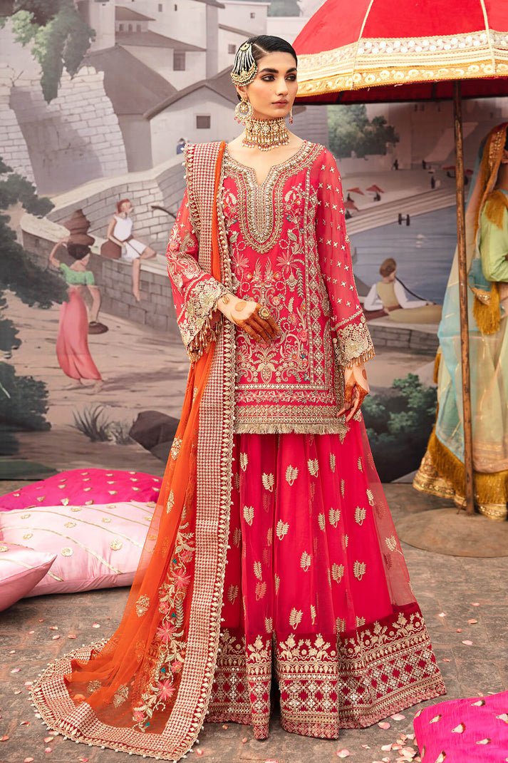 SB-20 Gulab - 3Piece - Kayseria Bridal By Imrozia Premium