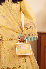 3-PC Unstitched Embroidered Lawn Suit Sunday Bloom By Tana Bana |  SE - 02