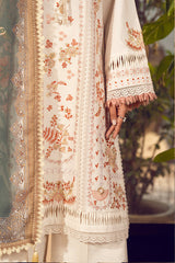 3-PC Unstitched Embroidered Lawn Suit Sunday Bloom By Tana Bana |  SE - 04