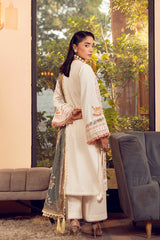 3-PC Unstitched Embroidered Lawn Suit Sunday Bloom By Tana Bana |  SE - 04