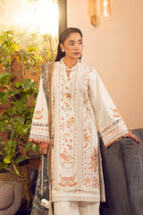 3-PC Unstitched Embroidered Lawn Suit Sunday Bloom By Tana Bana | SE - 04