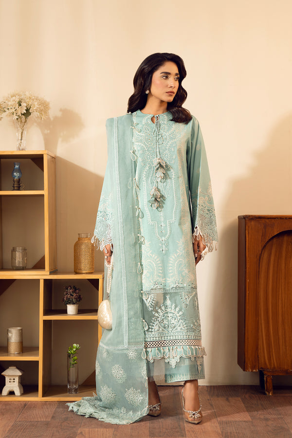 3-PC Unstitched Embroidered Lawn Suit Sunday Bloom By Tana Bana | SE - 06