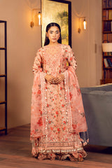 3-PC Unstitched Embroidered Lawn Suit Sunday Bloom By Tana Bana | SE - 07