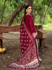 SEREIN | 3Pc Unstitched Suit Linen Winter 24 Hazel By Mahnur