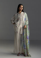 3-PC Unstitched Emroidered Lawn Coco By Zara Shahjahan | SEREN-5A