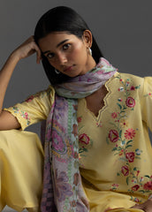 3-PC Unstitched Emroidered Lawn Coco By Zara Shahjahan | SEREN-5B
