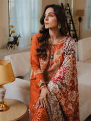 SK-02A | 3Pc Unstitched Suit Winter Khaddar Collection Stella By Mahnur